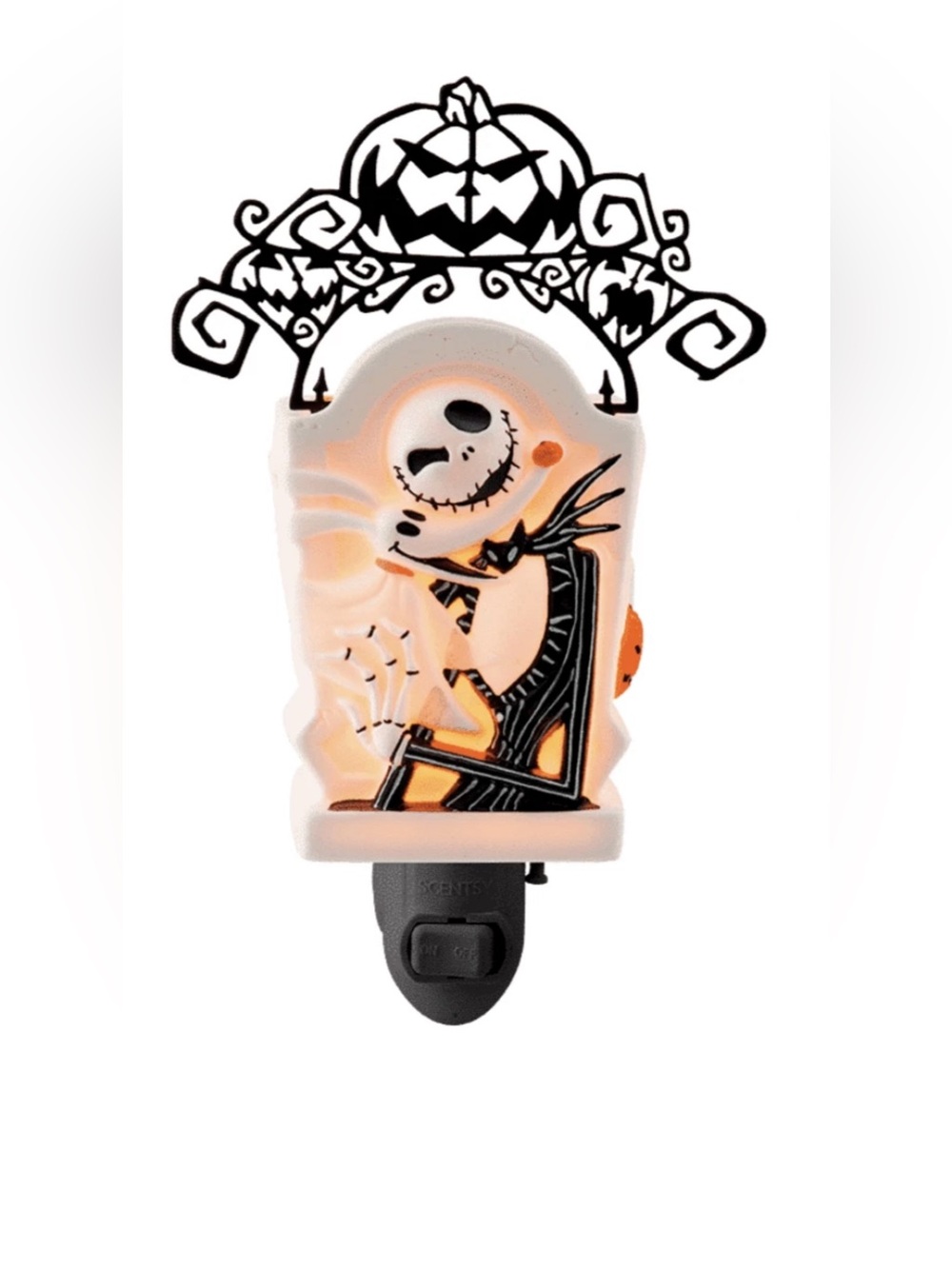 Scentsy Nightmare Before Christmas Jack Skellington Mini Warmer Plug-In